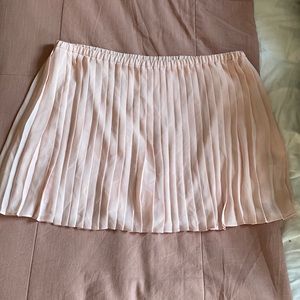 Banana Republic Pleated Pink Skirt